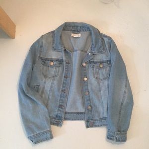 light wash jean jacket